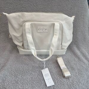 Kat Myhr Weekender Bag Off White.